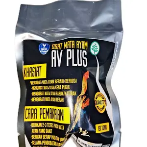 AV PLUS Obat Mata Ayam Khasiat Mengobati Mata Ayam Berair Berbusa dan Kena Pukul Isi 10ml