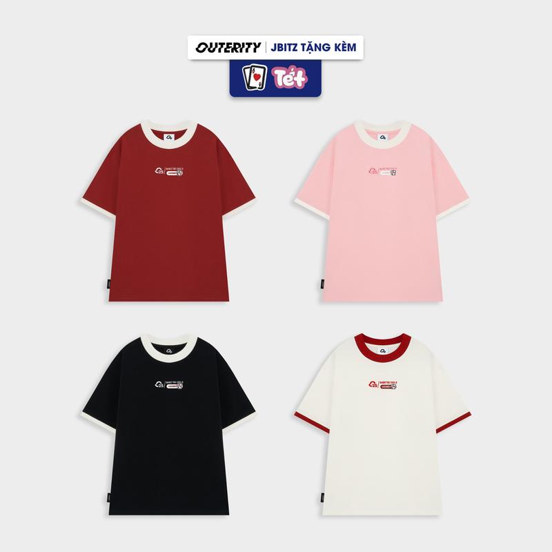 Áo Thun Outerity Basic Icon Form Oversize Form Rộng Unisex Nam Nữ Cotton