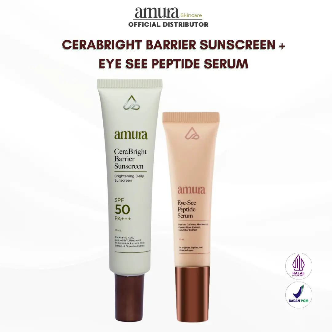 Cerabright Sunscreen + Eye See Peptide Serum