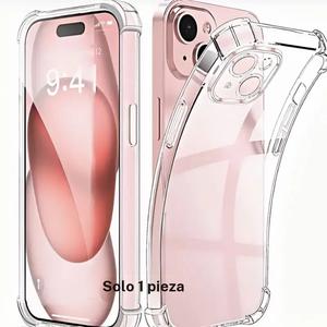 Funda para celular transparente, cubierta protectora anticaídas, accesorio para celular compatible con iPhone, carcasa