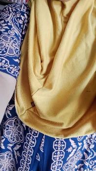 Product Review of Kaftan Motif Jawi Rayon Premium Jumbo Ld 180 cm Muslim Panjang from A**a 2