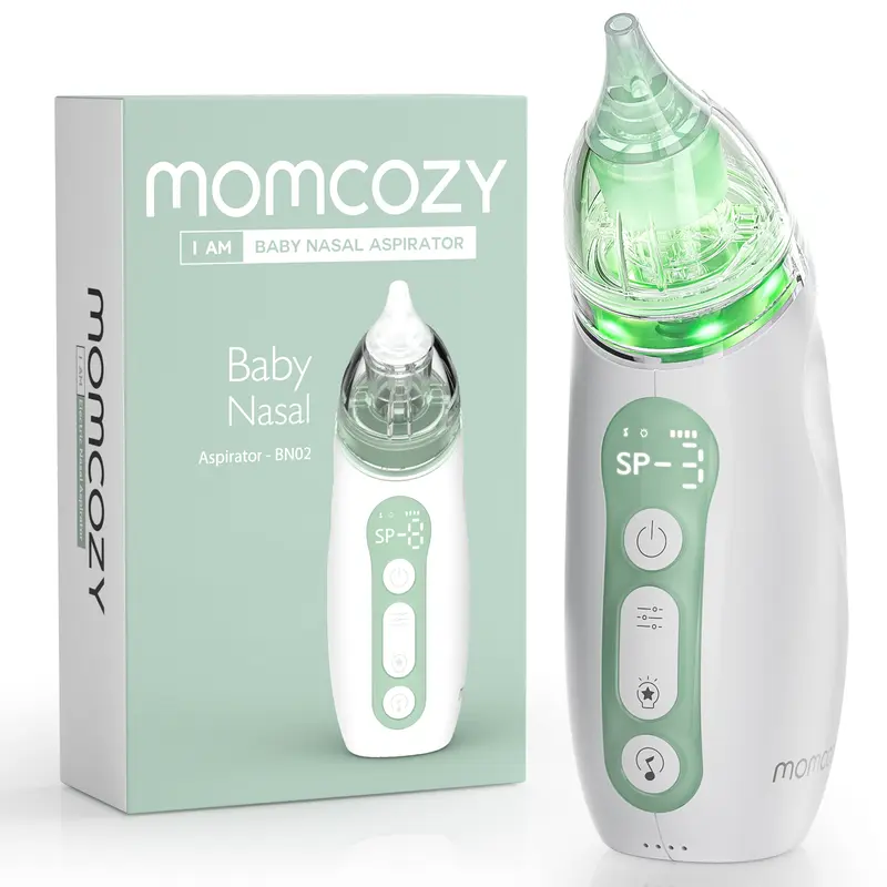 Momcozy Nasal Aspirator Máy Hút Mũi 3 Cấp Độ Điều Chỉnh Được 800mah Pin Lâu Máy Hút Mũi Chạy Điện Cầm Tay 8
