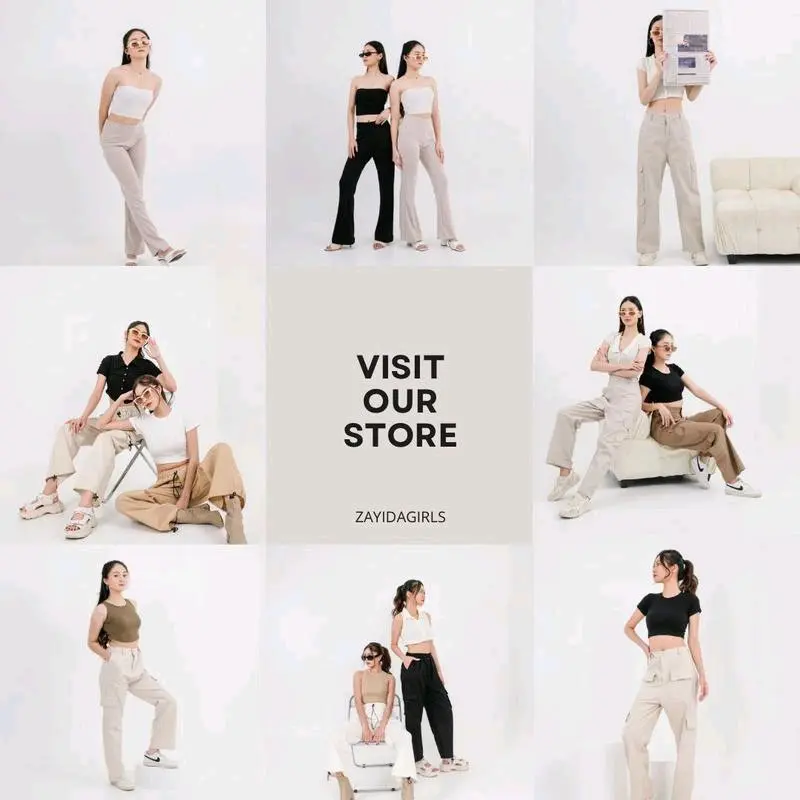 Zayida kiya cargo pants , celana cargo pants wanita 1