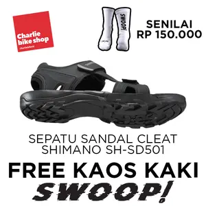 SHIMANO SHOES SH-SD501 BLACK - SPD CYCLING SANDAL