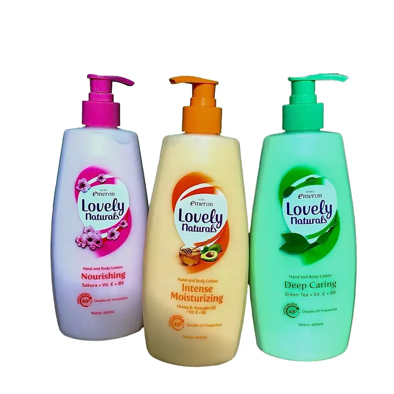 3 botol BODY LOTION LOVELY 400ML 0