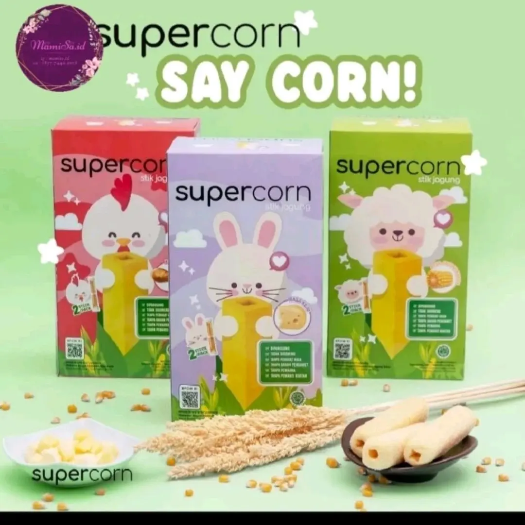 Supercorn Ayam Corn Camilan Si Kecil / MPASI anak / Snack Anak Sehat