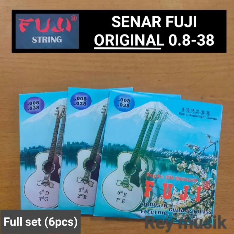 Senar Gitar Fuji Akustik 1 set 0.8 ORIGINAL 0