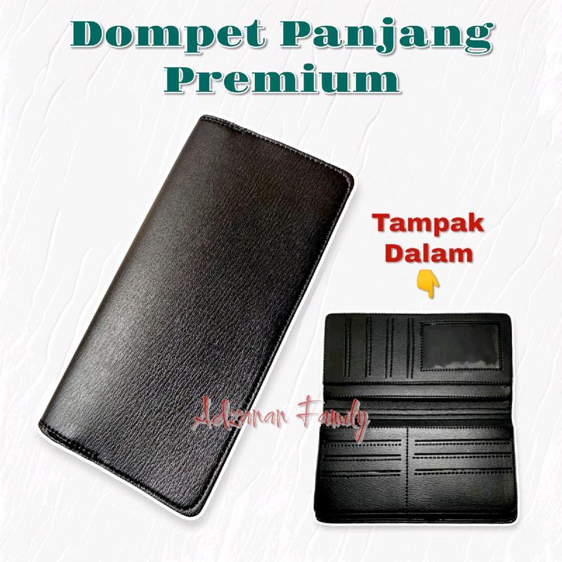 Dompet Panjang Pria Wanita Modern Murah Dompet Pria Panjang Terbaru Semi Kulit Dompet Kartu Cowok Dompet Laki-Laki Dompet Kulit Kualitas Premium Wallet Dompet 501 Dompet Kulit PU Banyak Slot Kartu Uang 1
