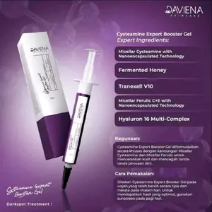 (READY) DAVIENA SKINCARE - SALEP FLEK PELICIN PENCERAH CYSTEAMINE EXPERT BOOSTER GEL free gift