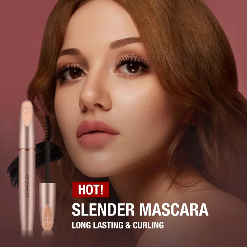 Maskara O.TWO.O Waterproof Tahan Lama untuk Bulu Mata Lentik dan Hitam - Mascara 1