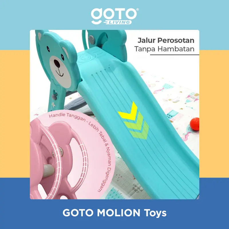 Goto [COD] Molion Perosotan Papan Seluncur Mainan Anak Playground Indoor 1