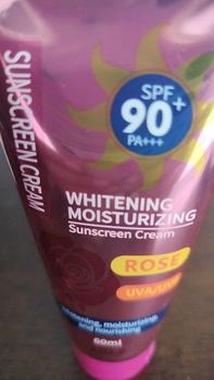 Product Review of Kiss Beauty Skin Care Facial Sunscreen Cream SPF 90+ Sunblock Lotion 60ml from B**💛 0