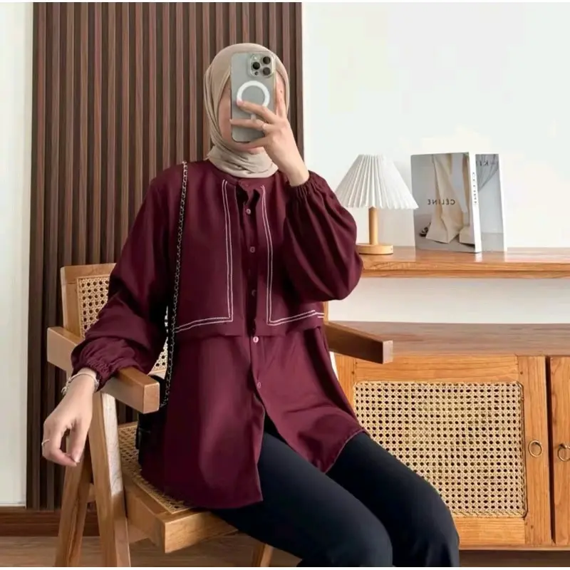 VAILIS TRIANA BLOUSE SHAKILLA LAYER NEW Atasan 1