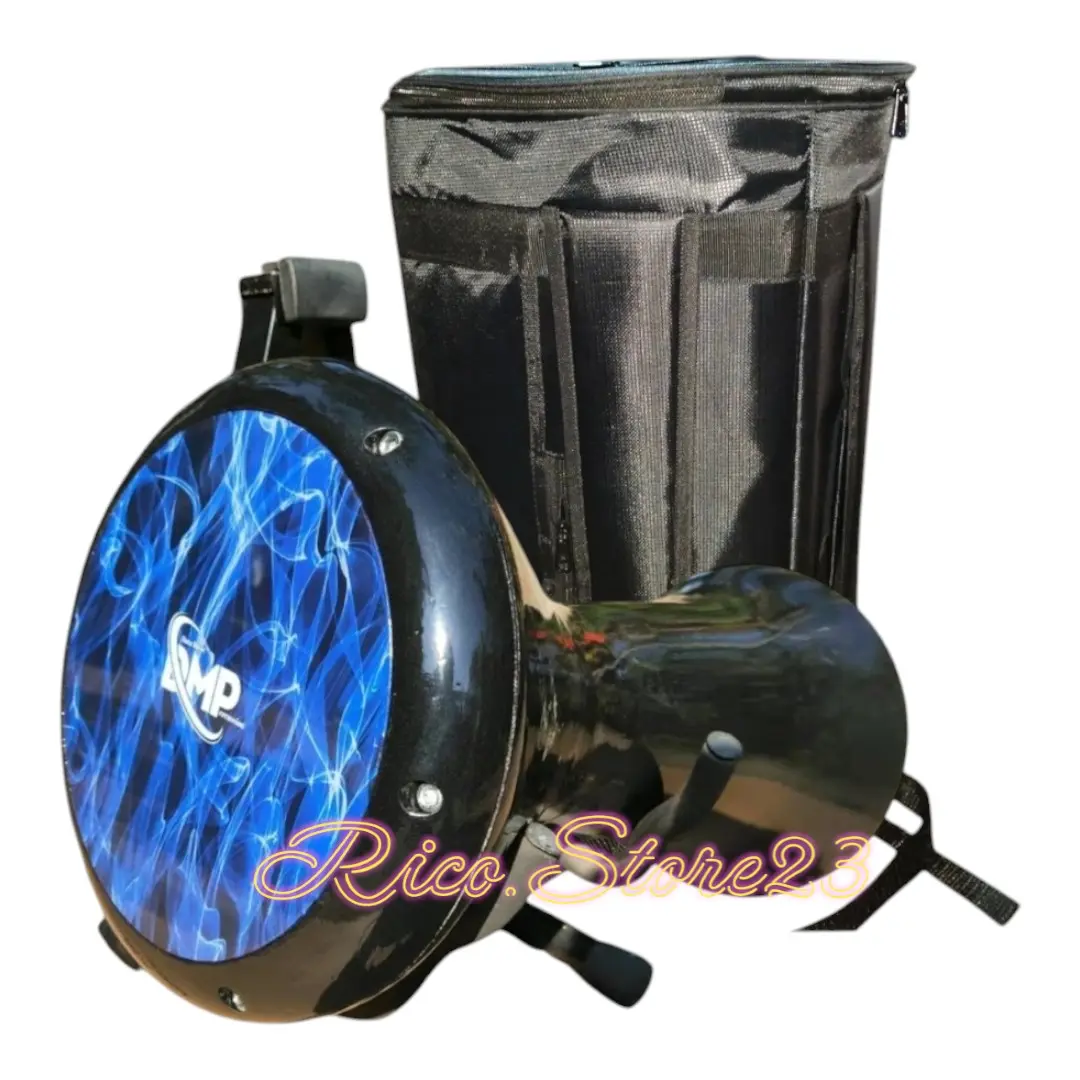 Darbuka 8inc Hitam Gilap Mika DMP Free kunci L