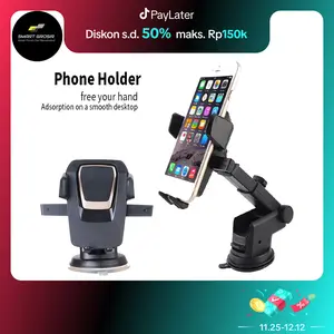 Holder HP Mobil HD-09 360 Derajat Rotasi Car Holder Phone Stand Mount ORIGINAL