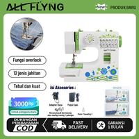 Gambar ALL FLYING 825S Mesin Jahit Mini Portabel Listrik Dilengkapi Lampu LED 12 Pola Jahitan Multifungsi untuk Jahit Pakaian Kerajinan Tangan Rumah Tangga Pemula BISA COD - Mesin jahit tunggal-825S dari ALL FLYING. ONLINE SHOP Kab. Tangerang 1 Tokopedia