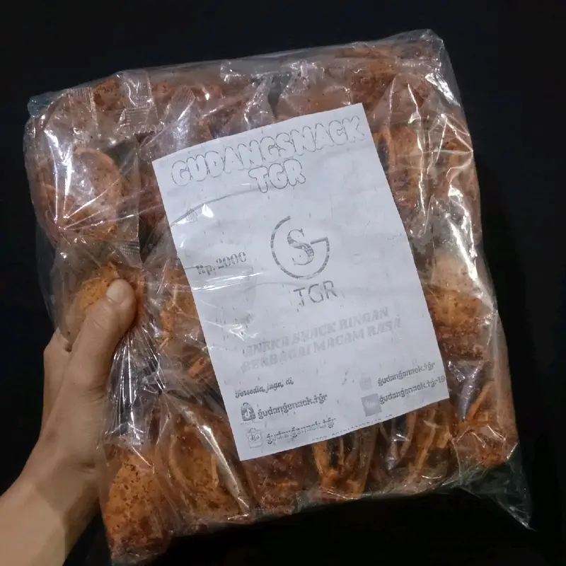 Basreng Koin Pedas Isi 20 Pcs Snack Keripik Cemilan Kering Goreng 0