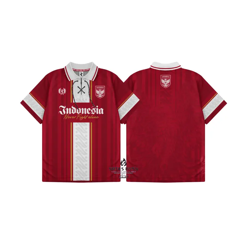 T-shirt Jersey Indonesia Premium Vintage Football Terbaru 4