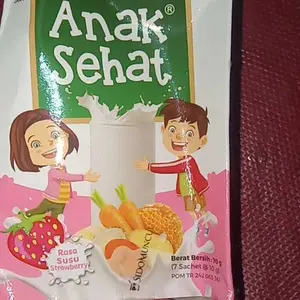Anak Sehat Susu Rasa Strawberry 1 Box Isi 7 Sachet