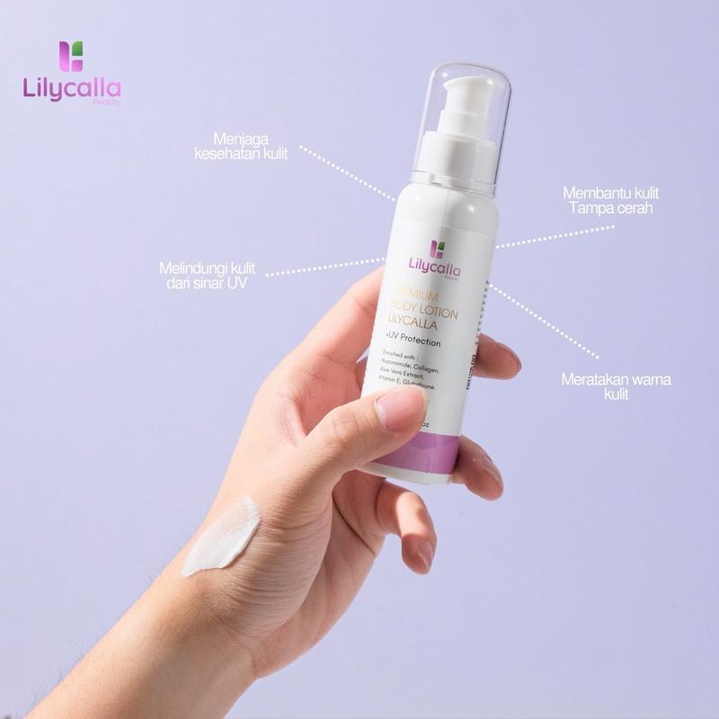 Lotion Lilycalla Beauty pencerah pelembab Perawatan Tubuh Niacinamide Vitamin Wanita Mencerahkan Kaki Hand 0