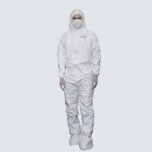 JAS HUJAN APD HAZMAT Perlindungan Penuh Anti Udara Ukuran Dewasa Disposibel untuk Situasi Membutuhkan Perlindungan Maksimal