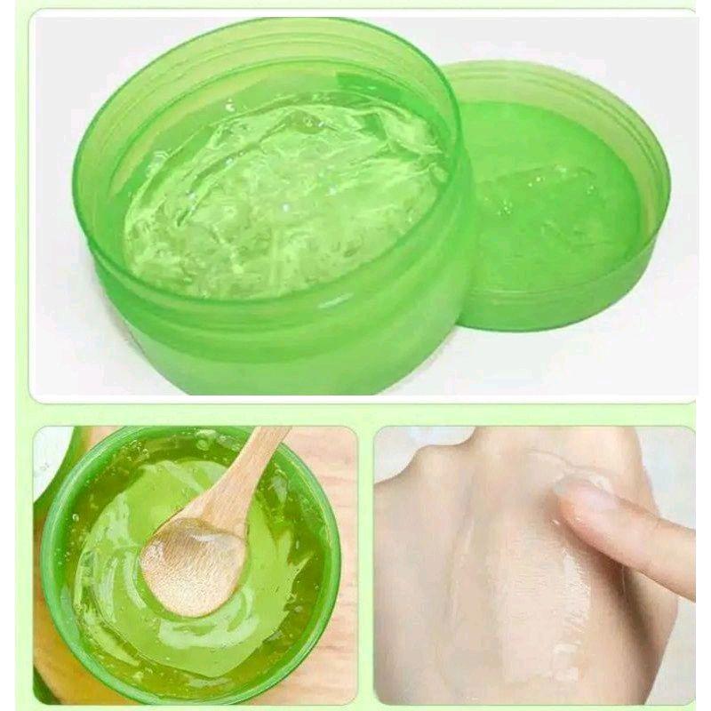 Images Aloe Vera Gel Pelembab Wajah / Masker Wajah Glowing/Pelembab Kulit / Gel Menghaluskan Kulit / Gel Lidah Buaya 2