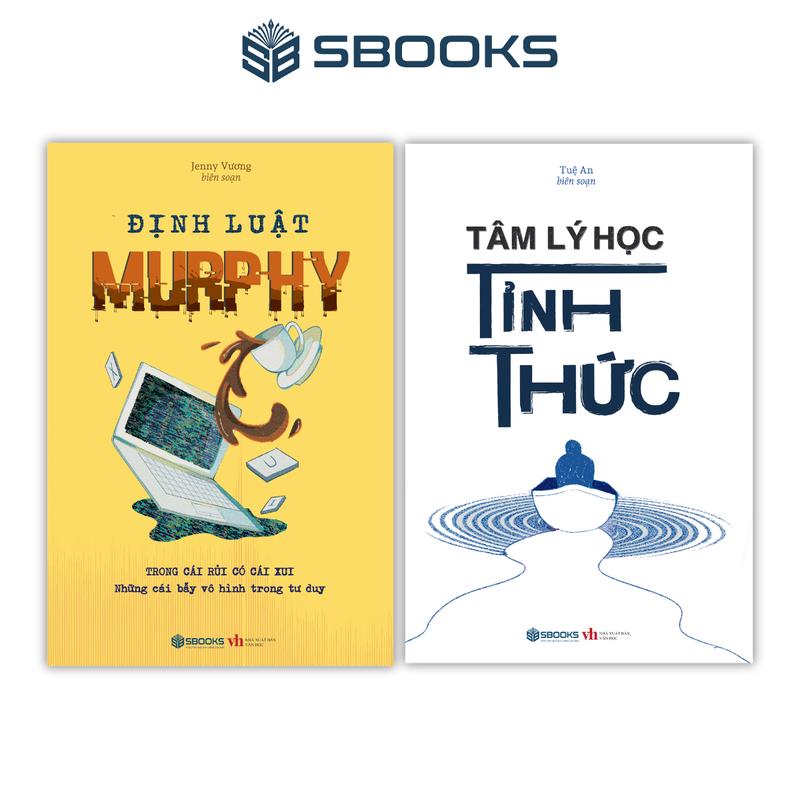  Sách Combo 2 Cuốn: Định Luật Murphy + Tâm Lý Học Tỉnh Thức - SBOOKS 
