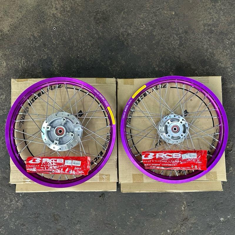 EXCEL ASIA Y125z/Y15/LC5S/LC V8 ALLOY RIM1.60X17 (COMPLATE SET)(LIDI ...