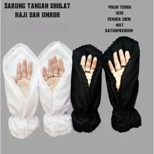 Sarung Tangan Sholat Haji Dan Umroh Katun Premium