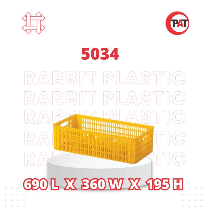 Gambar Rabbit Container Plastik Berlubang 5034 dari Putra Alam Teknologi Kab. Bekasi Tokopedia