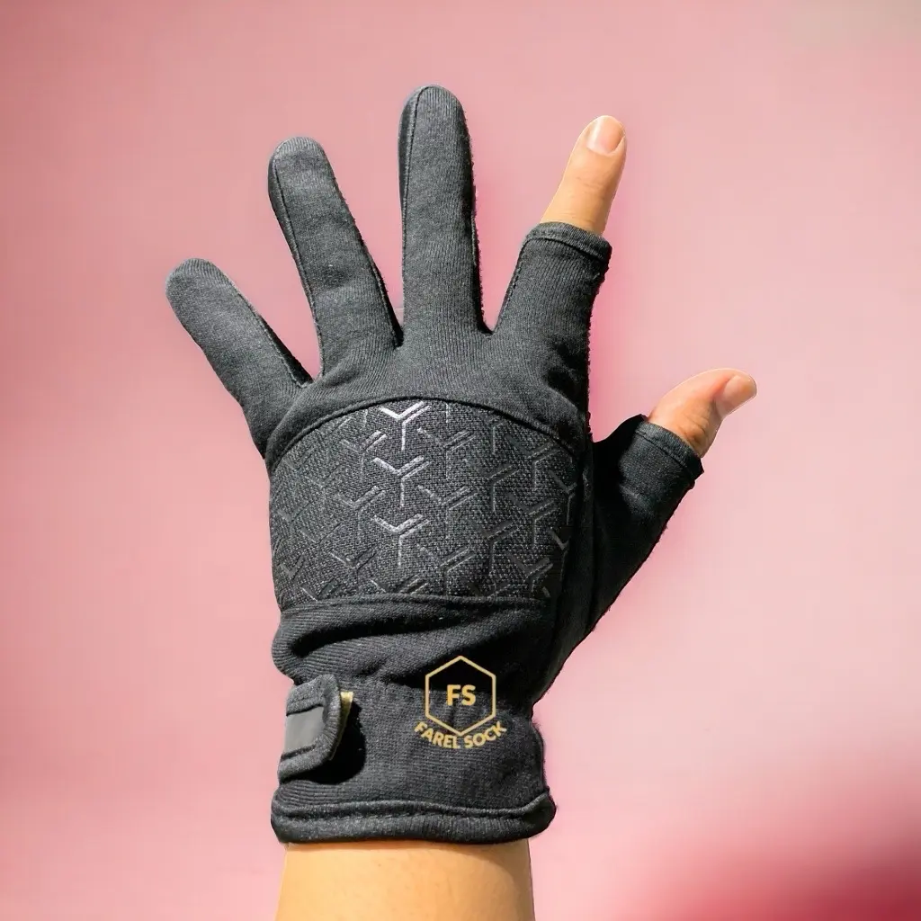Sarung Tangan Motor 2 Jari Terbuka Half Finger Sniper Mancing
