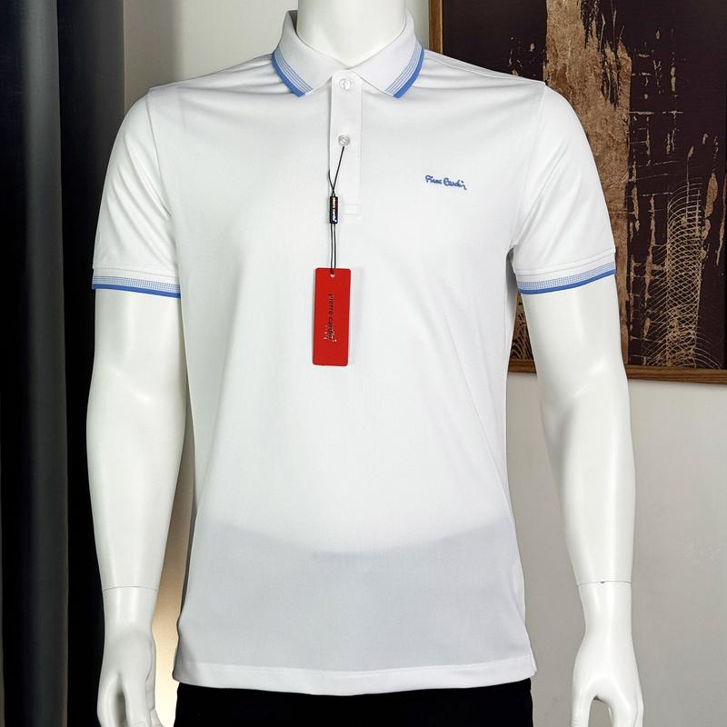 Áo Polo Pierre Cardin Áo Thun Nam Cổ Bẻ Form Slim Vừa Vặn Vải Cotton Cá Sấu Co Giãn Thoải Mái Vận Động