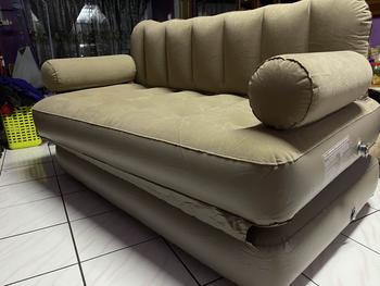 Product Review of 🔥Free Pillow🔥Automatic Inflatable Sofa Mattress Outdoor Camping Portable Folding Air Mattress Simple Bed Sleeping Waterproof Selimut from F**a I**🏻 0