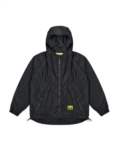 Vearst Jaket Anorak Rhodes Black Nilon Fit Zipper Unisex