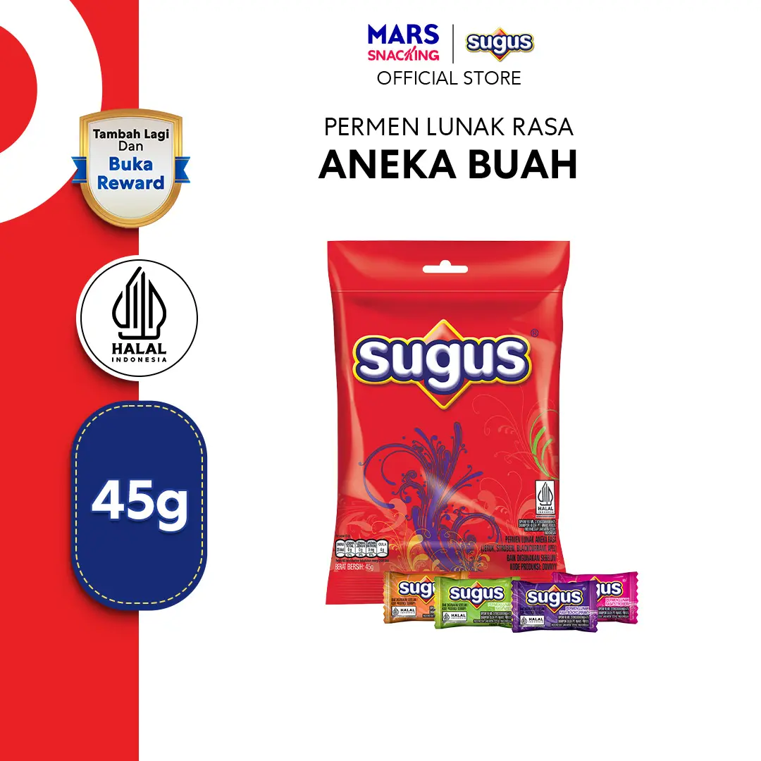 SUGUS Assorted Pouch 45gr