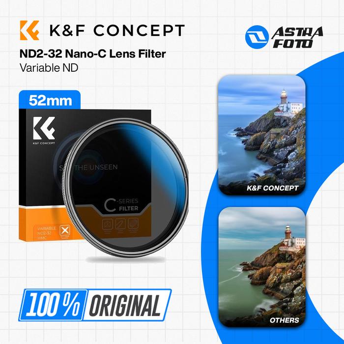 Gambar KNF Concept 52mm ND2-32 Nano-C Lens Filter Variable ND K&F Concept dari Astra Foto Kota Administrasi Jakarta Pusat Tokopedia