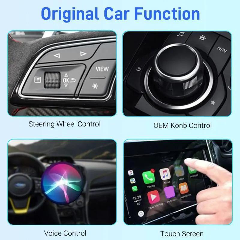 2 in 1 Wireless Car Adapter, Car Adapter for CarPlay & Android Auto, Stable Transmission Car Adapter for 99% Original Car 6
