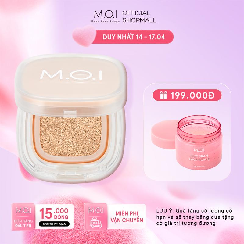 Phấn nước trang điểm M.O.I Cosmetic Iconic Perfection Cushion SPF 50+ PA+++ 12g che phủ tốt dưỡng da Mỹ Phẩm Nữ