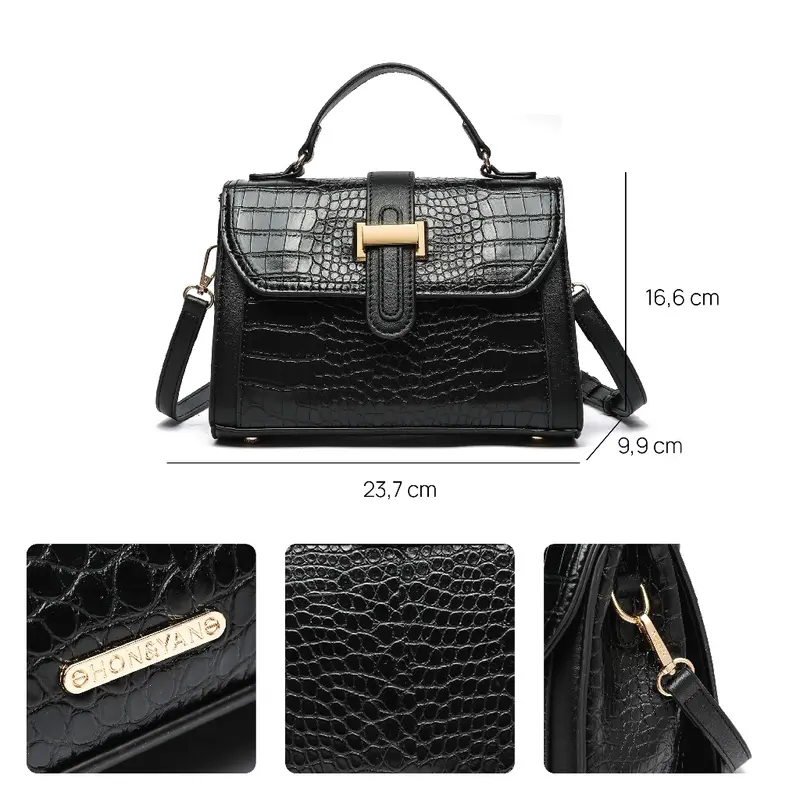 HONYAN LIVE Tas Selempang Wanita Import Olivia Hand Bag Kekinian Tali Kulit Original Branded 2