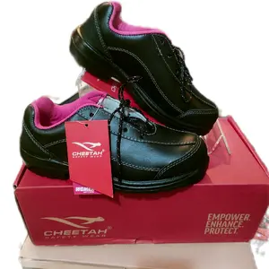 Sepatu Safety Shoes Wanita Cheetah 4007H Hitam Original Promo