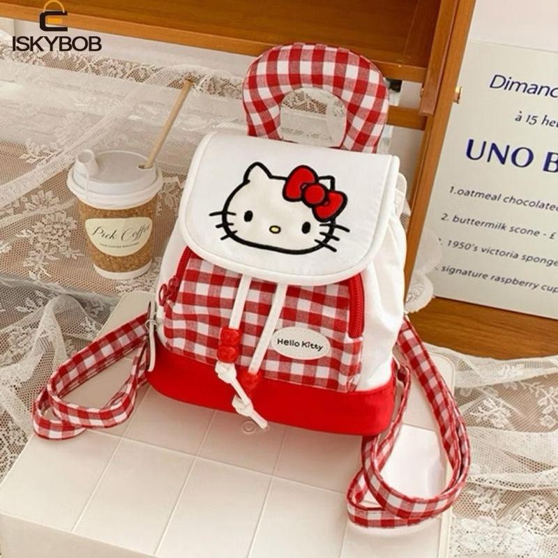 Balo Mini Hình Hello Kitty Caro Đỏ Đi Học,Đi Chơi Phong Cách Hàn Quốc Cho Mẹ Và Bé,Túi Đeo Chéo Sành Điệu Hợp Thời Trang Cho Nữ