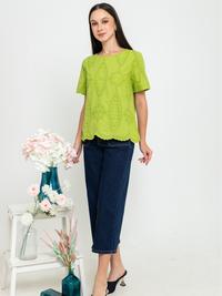 Gambar SISTER'S Blouse - Blus Atasan Wanita Katun Brukat Kombi Kaos C1571 (CAP) - Hijau, M (T2) dari Sisters Fashion Group Kota Administrasi Jakarta Utara 5 Tokopedia