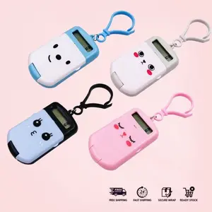 Kalkulator Mini Gantungan Kunci Lucu Calculator 8 Digit Karakter