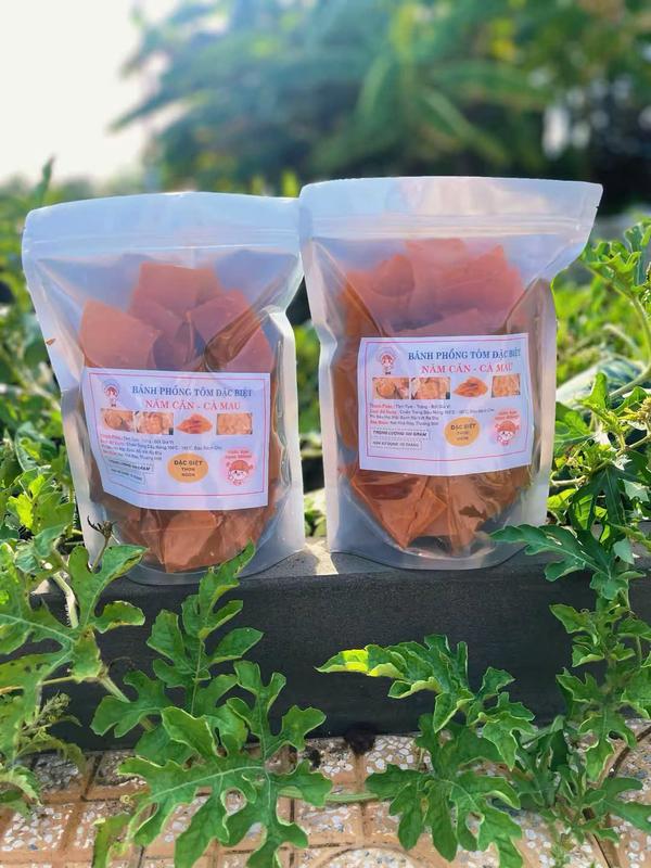 Bánh phồng tôm 1kg 2 gói đặc sản cà mau
