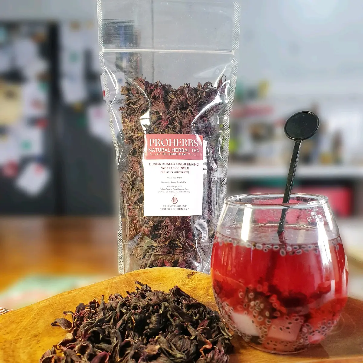 Proherbs Bunga Rosela Kering ROSELLE FLOWER TEA