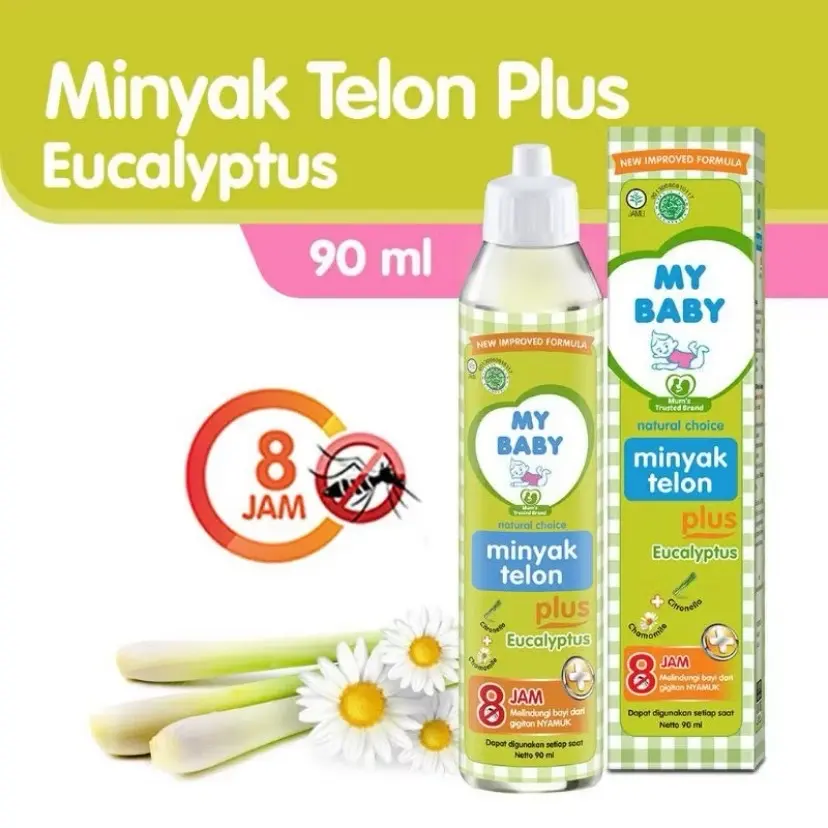 Minyak Telon Plus My Baby Eucalyptus 90ml / Satuan / Paket Bundling 3pcs