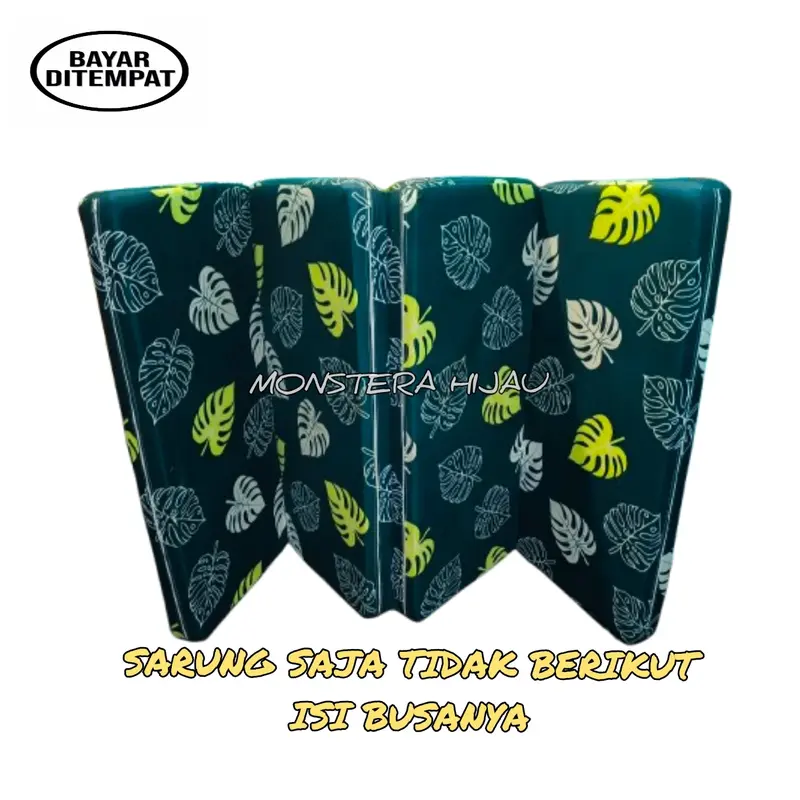 Sarung Kasur Busa Lipat 4 Resleting Tebal 5 10 cm - Semua Ukuran - Lantai, Ranjang 0