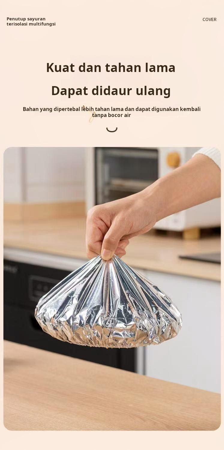 Film Isolasi Aluminium Foil untuk Peralatan Makan, Penutup Penghangat Makanan, Penutup Penyimpanan Makanan Aluminium Foil Food Grade, Penutup Termostat, Penutup Kotak Makan Siang