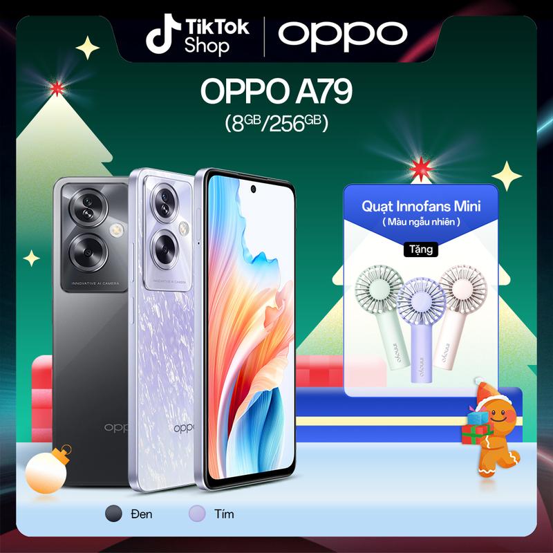  Điện Thoại OPPO A79 5G  8GB 256GB  | Tặng Kèm Quạt Cầm Tay InnoFans Mini | Bảo Hành 1 Năm | Hàng Chính Hãng 