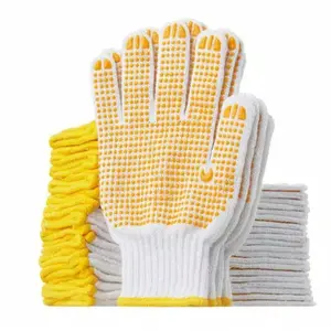 SARUNG TANGAN KAIN BENANG BINTIK KUNING/BINTIK SERBAGUNA/TUKANG